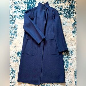 Maxmara straight silhouette pure double-faced cashmere Coat